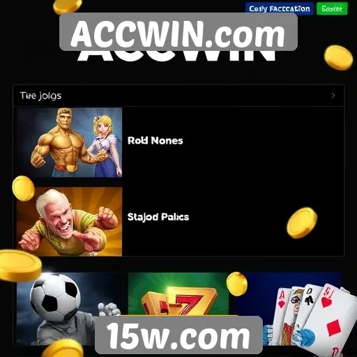 Principais jogos disponíveis no ACCWIN.com